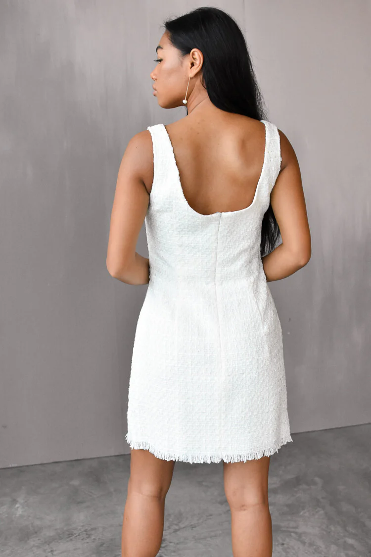 Alexa Tweed Mini Dress - Image 5