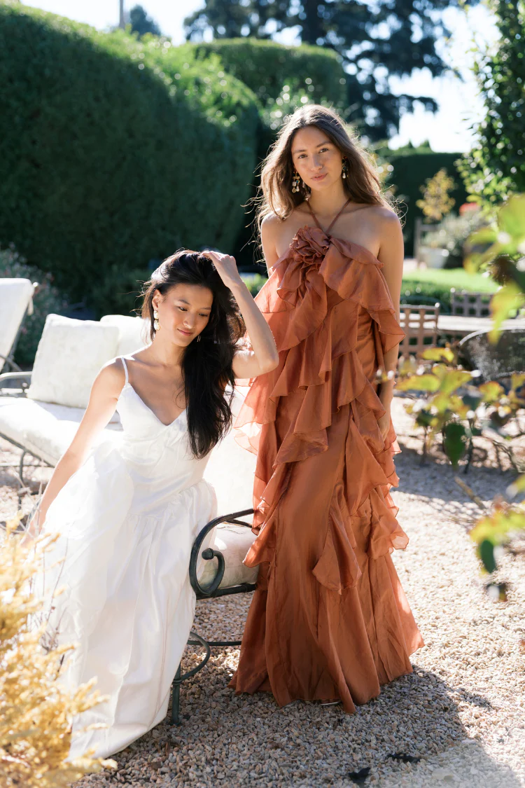 Pre-Order - Amal Tiered Ruffle Maxi Dress - Terracotta - 5/20 - Image 7