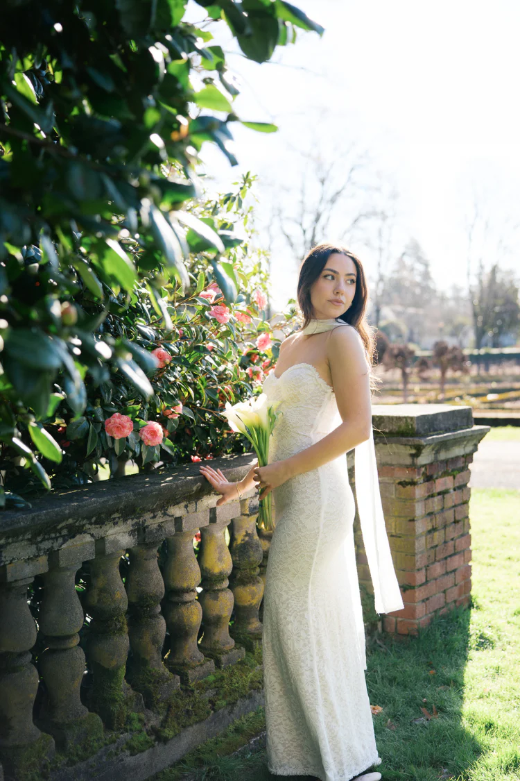 Amana Strapless Scarf Maxi Dress - White - Image 5