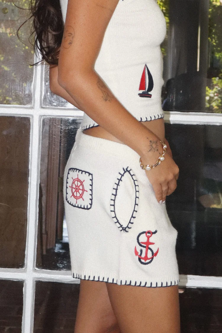 Anchor Knit Shorts - Image 3