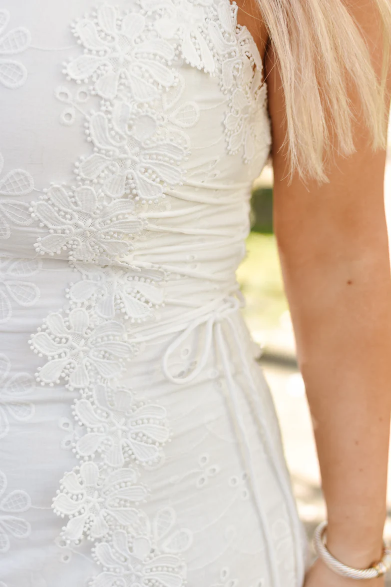 At Last Floral Eyelet Maxi Dress - Image 3