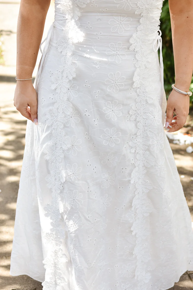 At Last Floral Eyelet Maxi Dress - Image 4