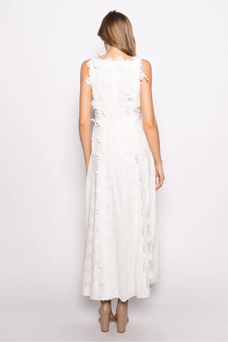 At Last Floral Eyelet Maxi Dress - Image 8