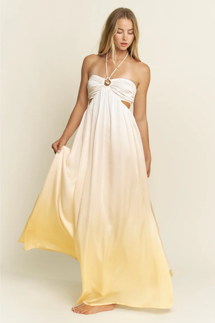Ayana Ombre Cutout Maxi Dress - Image 9