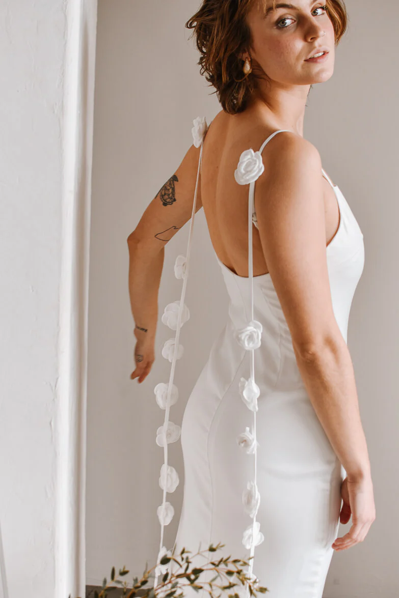 Belle Rosette Maxi Dress - Image 4
