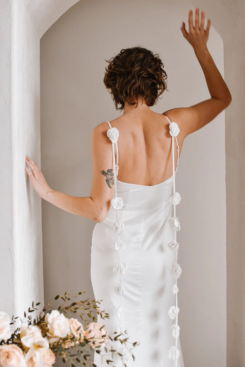 Belle Rosette Maxi Dress - Image 5