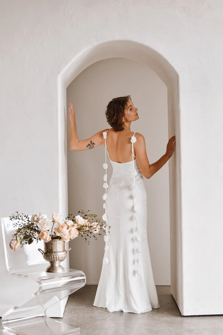 Belle Rosette Maxi Dress - Image 7