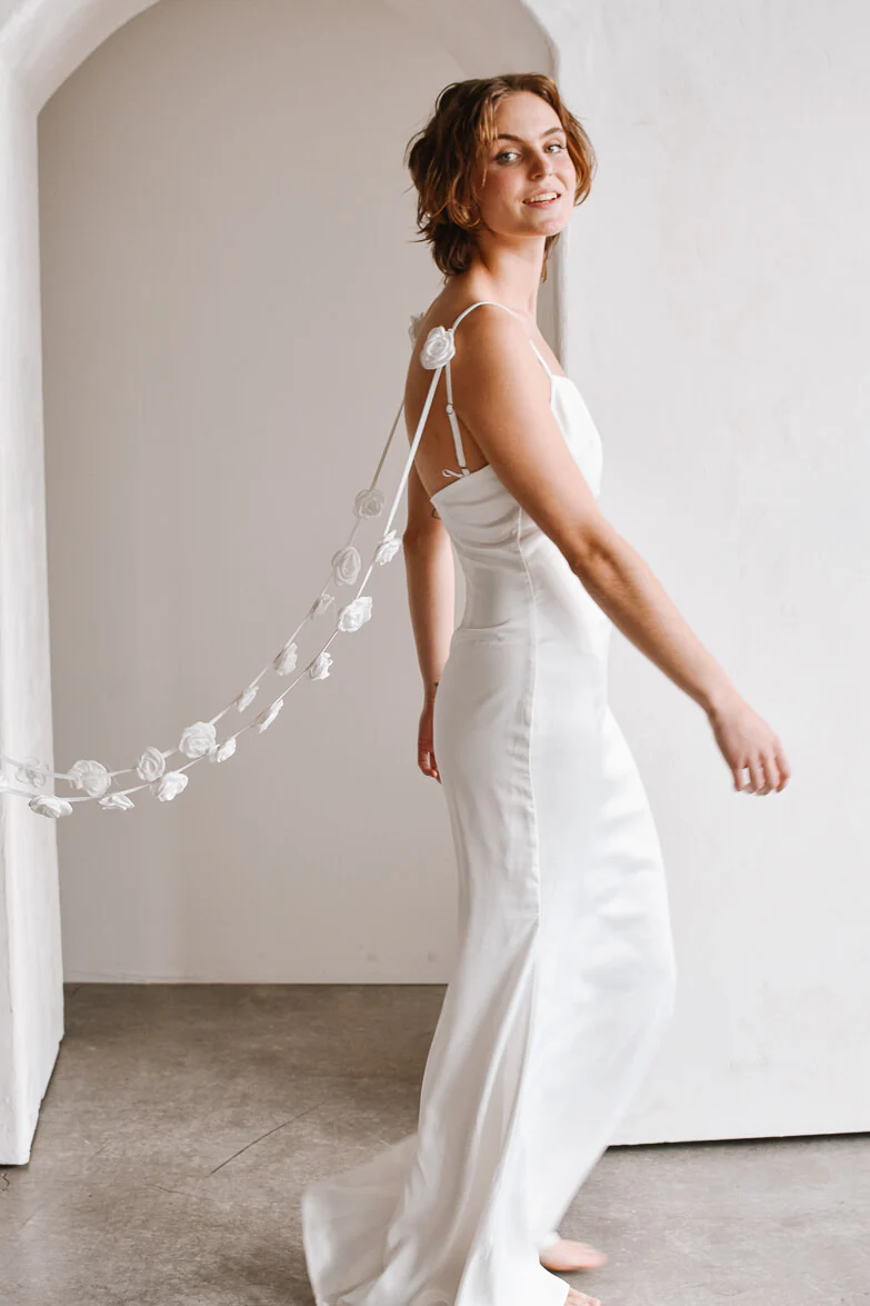 Belle Rosette Maxi Dress - Image 9