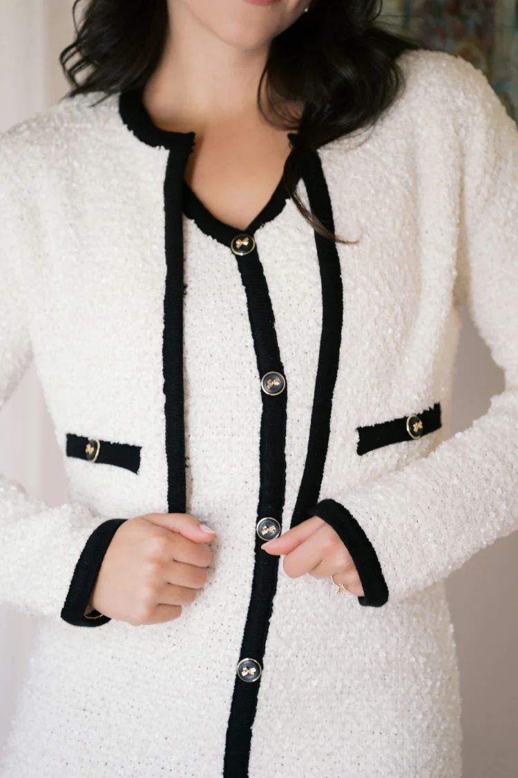 Bowery Bouclé Dress and Jacket Set - Image 3