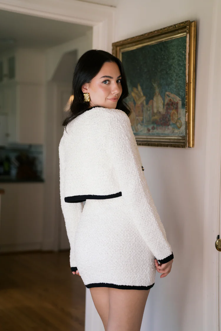 Bowery Bouclé Dress and Jacket Set - Image 5