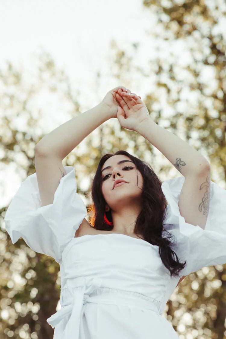 Celeste Off the Shoulder White Mini Dress - FINAL SALE - Image 2