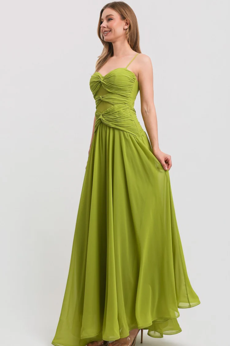 Citrine Twist Maxi Dress - Image 7