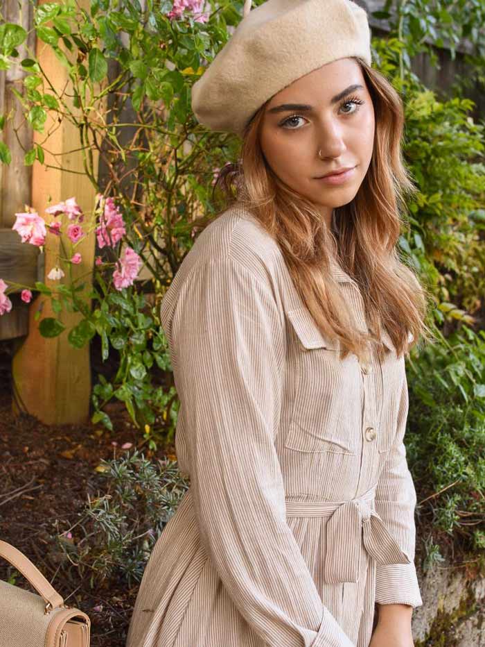 Cream Beret - Image 2