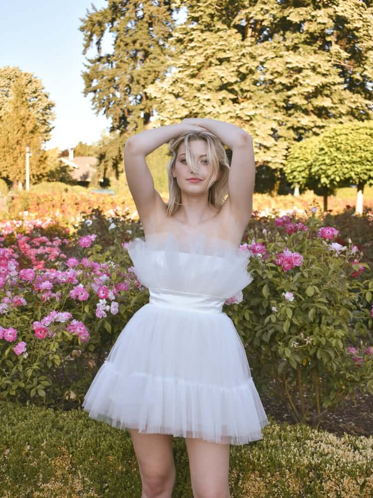 Elle Tulle Mini Dress - FINAL SALE - Image 6