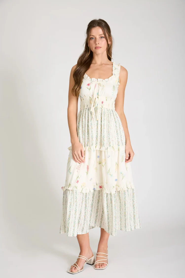 Fleurine Wildflower Midi Dress - Image 6