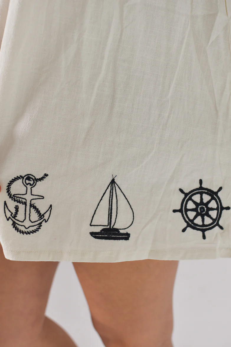 Jose Ignacio Nautical Tie Mini Dress - Image 2