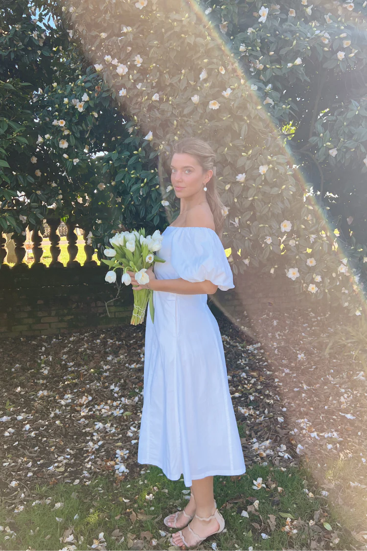 Julianne Off the Shoulder Midi Dress - Image 3