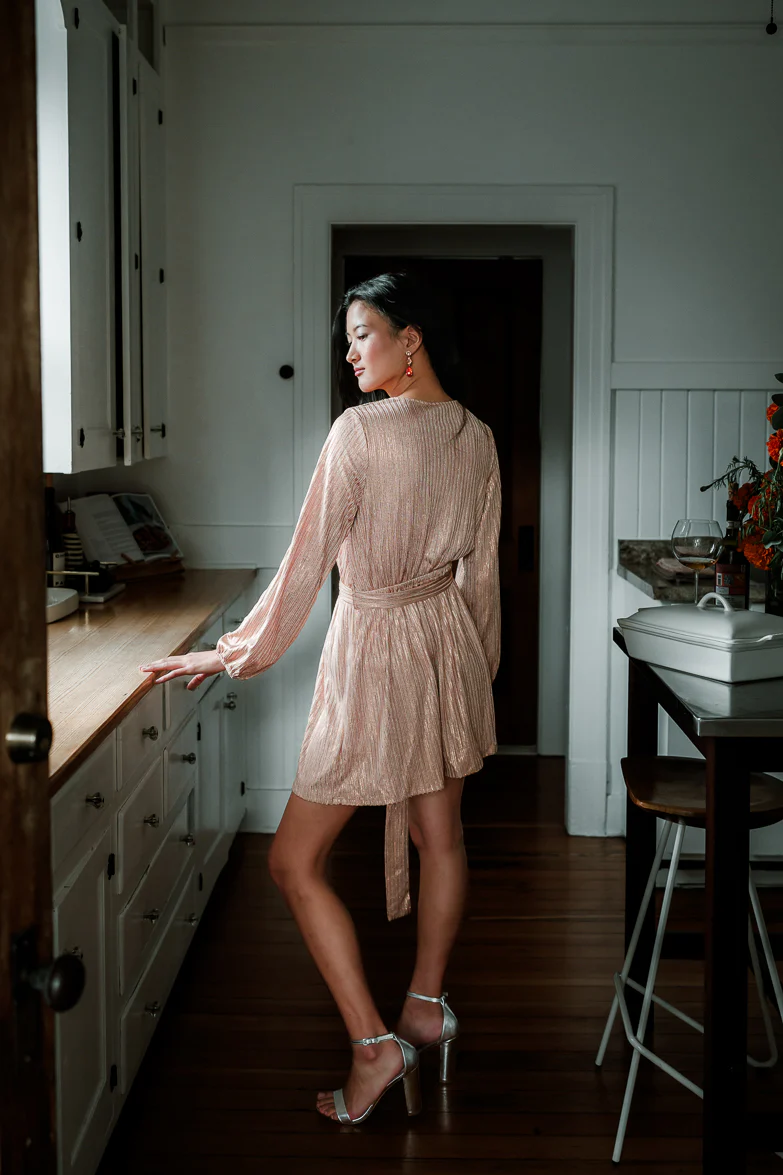 Lauren Metallic Knit Mini - FINAL SALE - Image 3