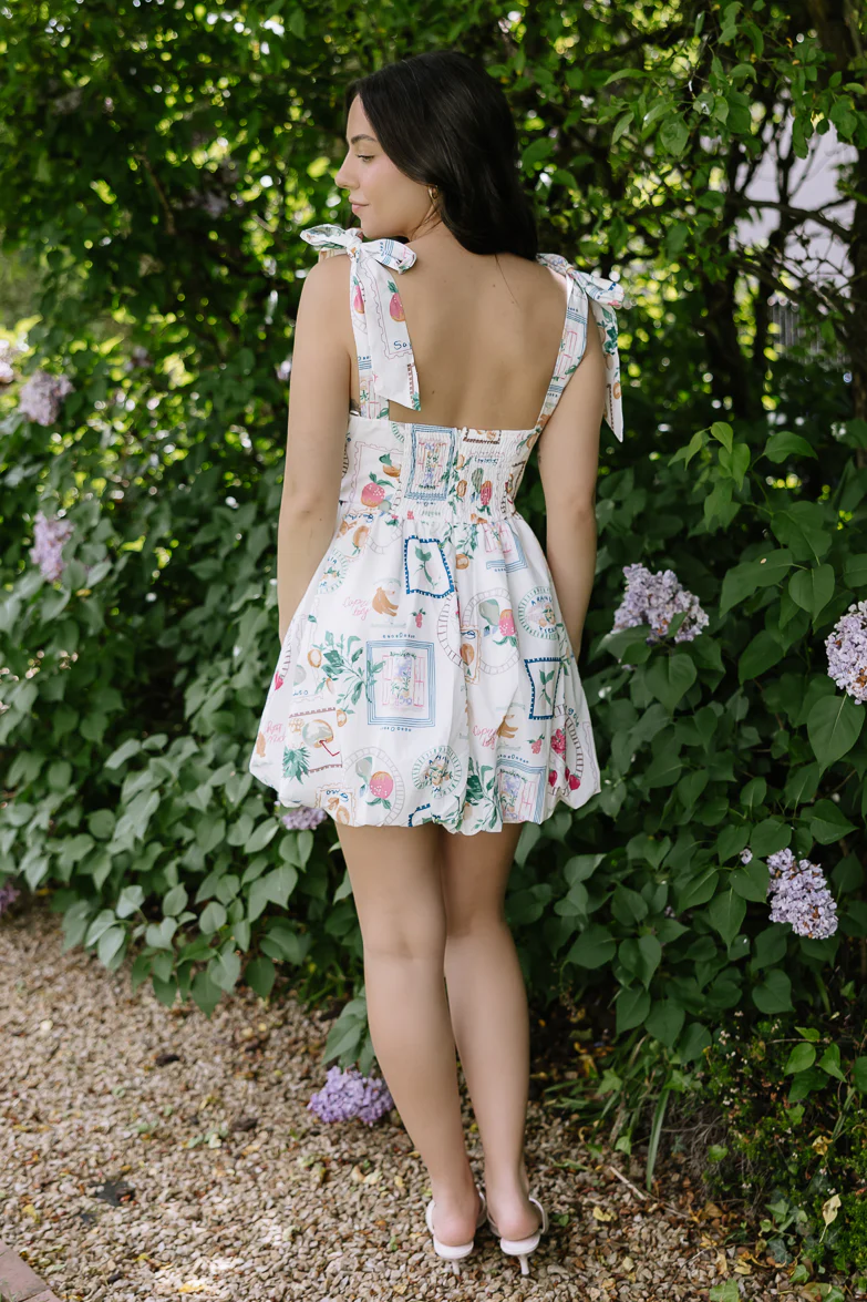 Le Fragole Print Mini Dress - FINAL SALE - Image 3