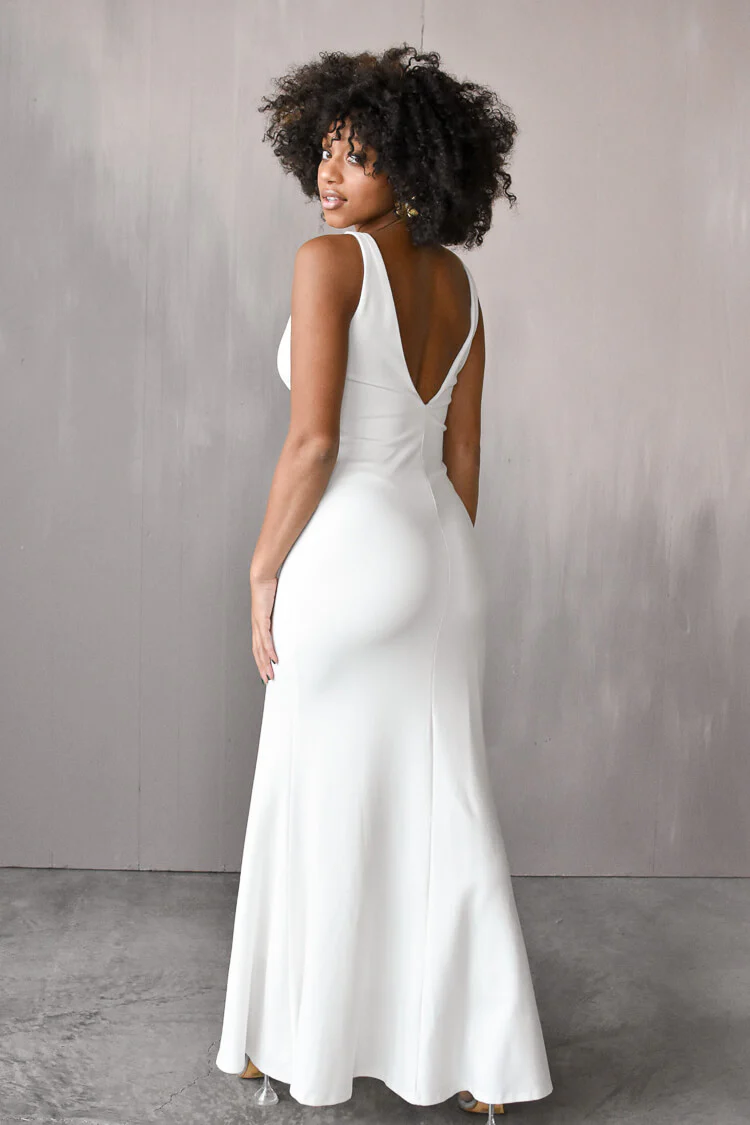 Lexi V Neck Maxi Dress - Image 4