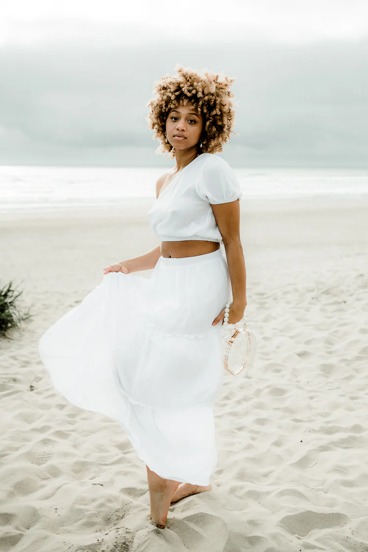 Lita One Shoulder Crop Top - Image 4