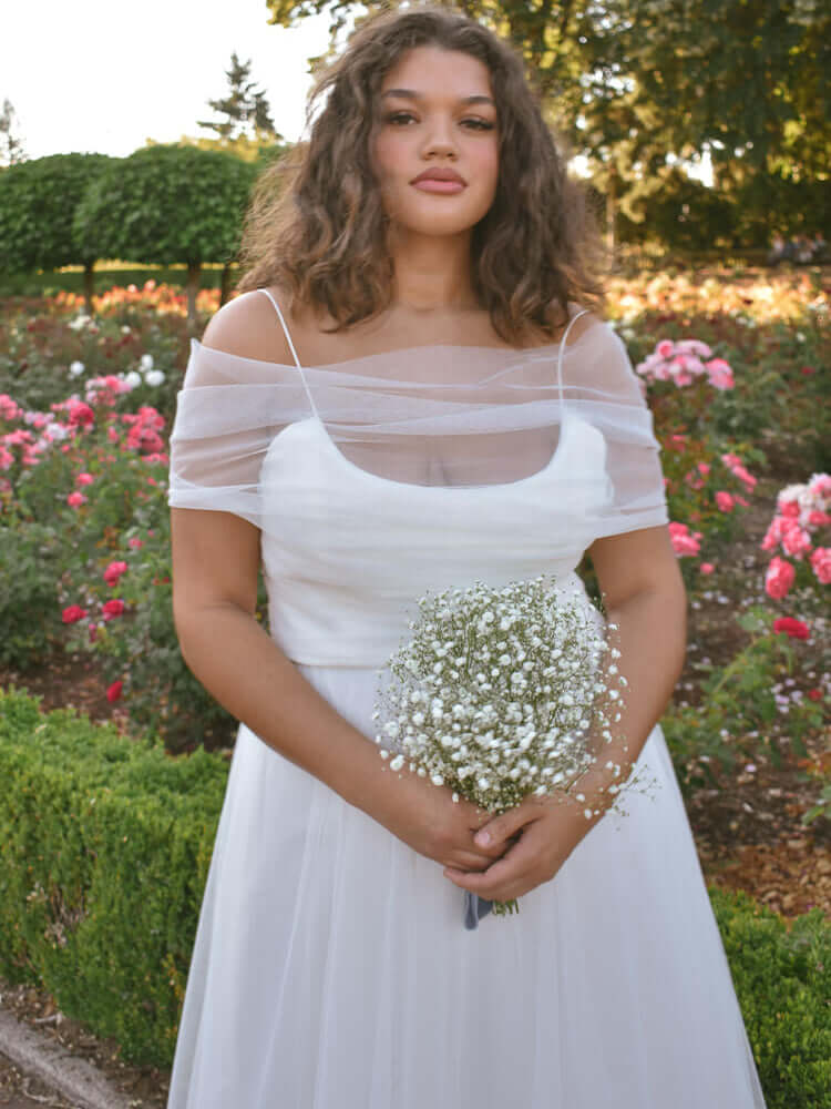 Louisa Tulle Midi Dress - Image 4