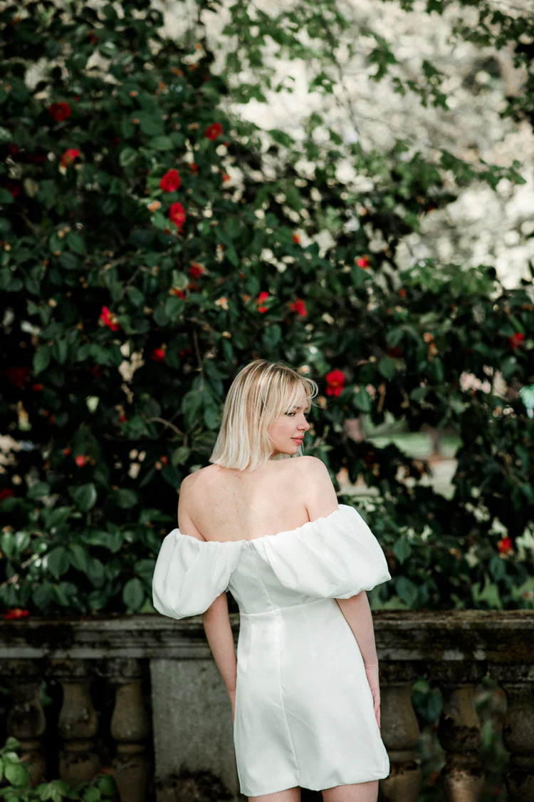 Love Story Mini Dress - White - FINAL SALE - Image 5