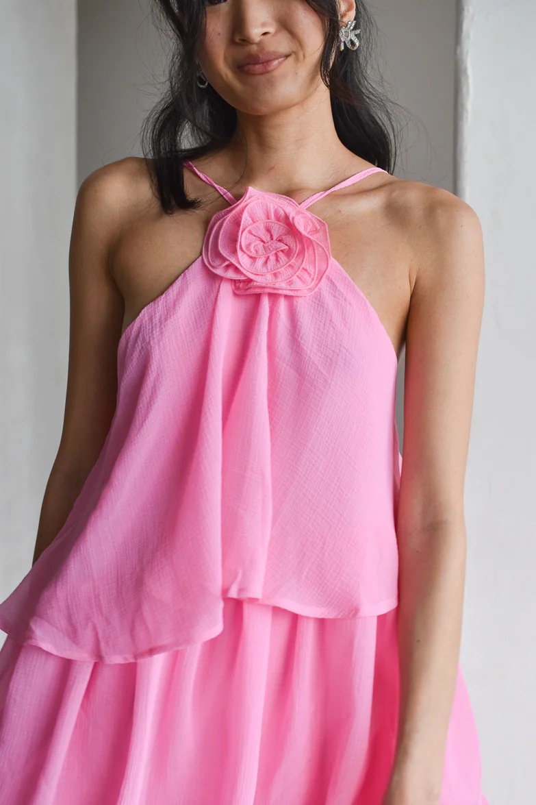 Lyon Rosette Maxi Dress - Image 4