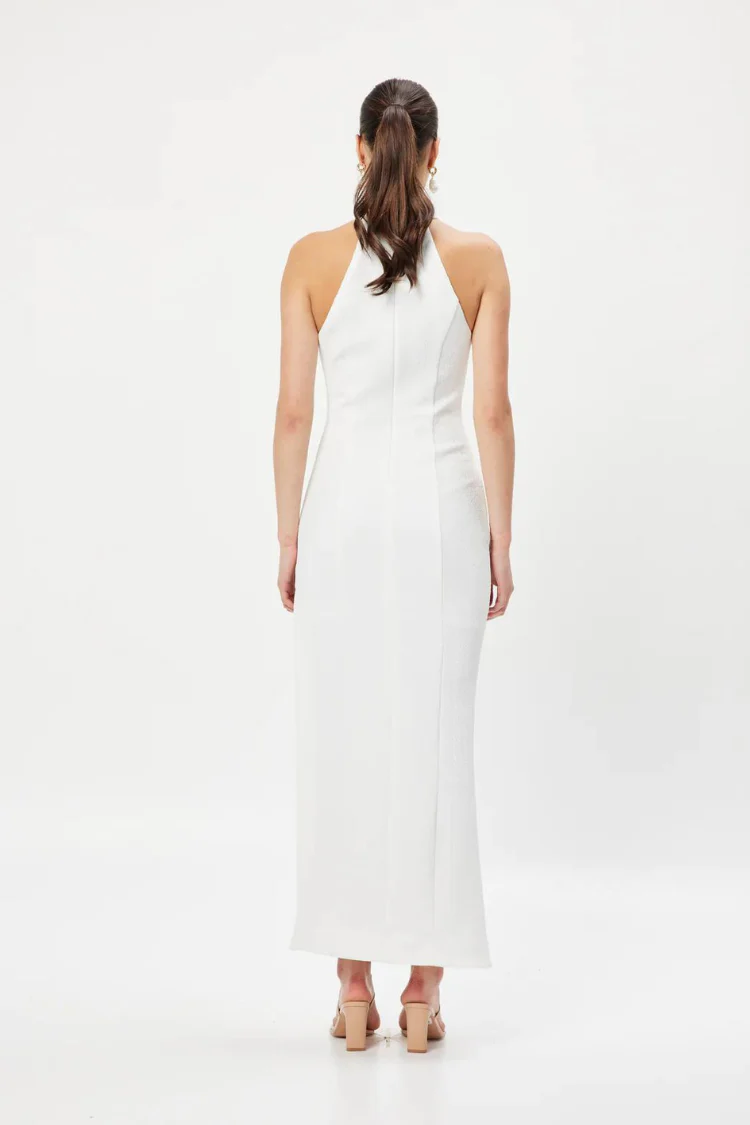 Miniata White Halter Gown - Image 5