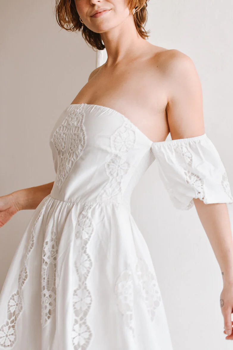 Mustique Off the Shoulder Maxi Dress - FINAL SALE - Image 3