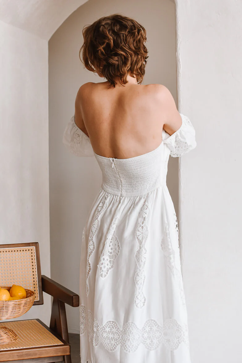 Mustique Off the Shoulder Maxi Dress - FINAL SALE - Image 7
