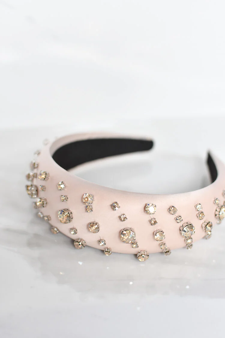 Padded Crystal Dot Headband - FINAL SALE - Image 3