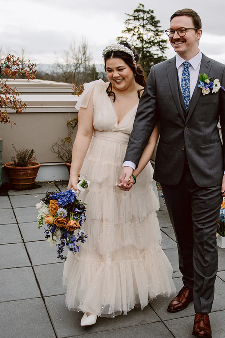 Perla Tulle Tiered Maxi Dress - FINAL SALE - Image 6