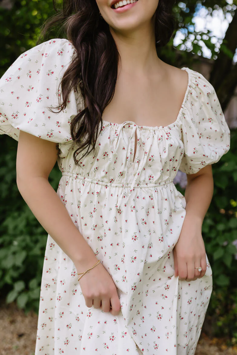 Palmer Pomegranate Mini Dress - FINAL SALE - Image 3