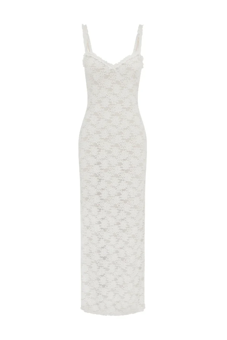 Sarta Lace Maxi Dress - Image 6