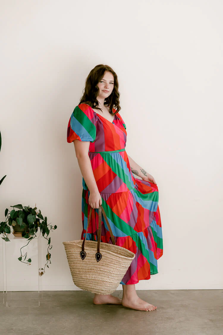 Riviera Maya Rainbow Maxi Dress - FINAL SALE - Image 3