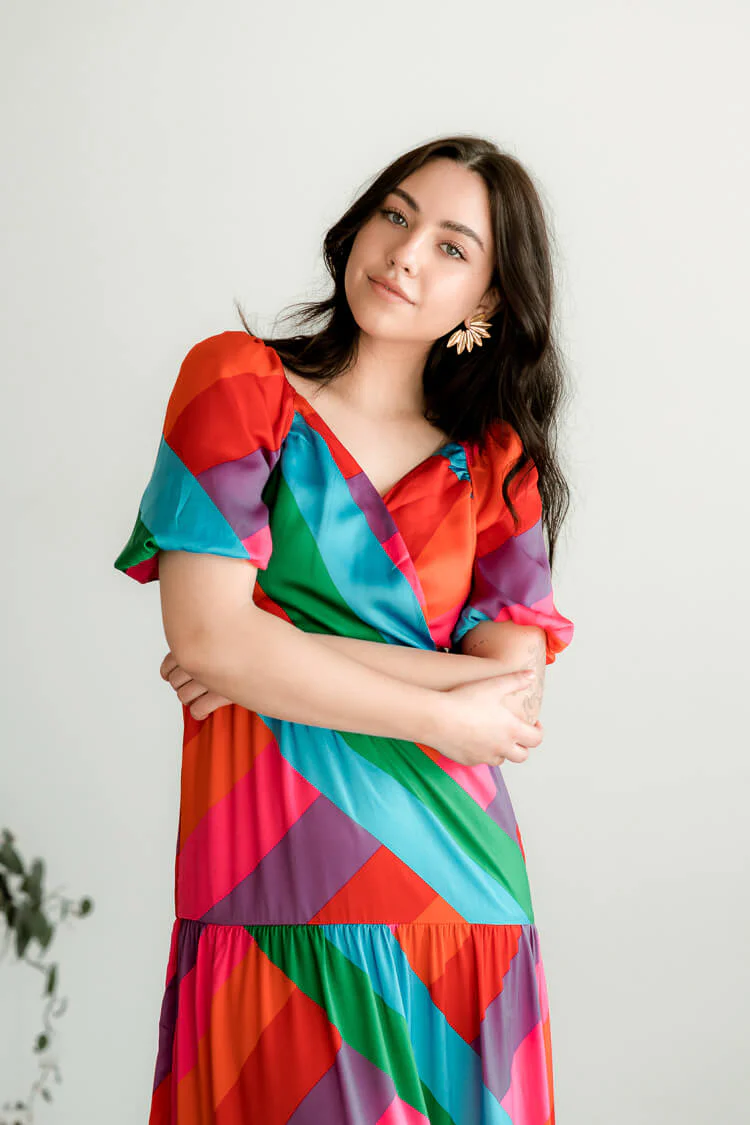 Riviera Maya Rainbow Maxi Dress - FINAL SALE - Image 6