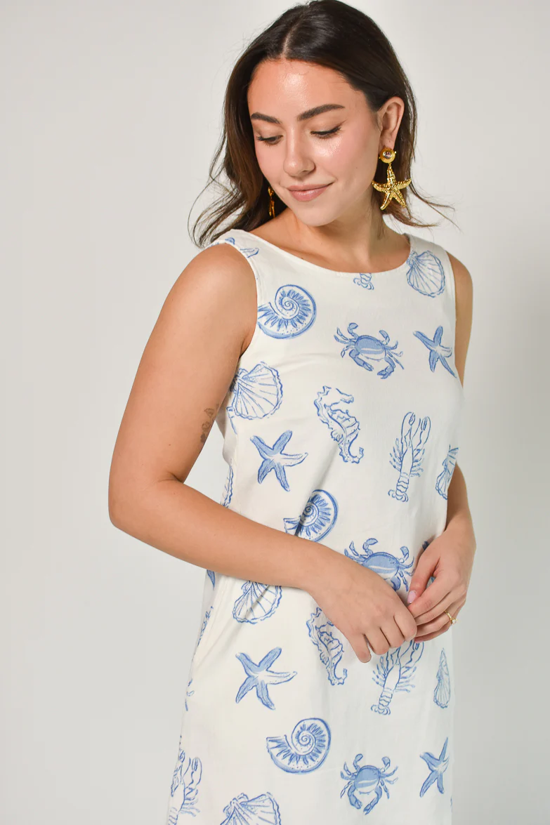 Seaside Seashell Mini Dress - Image 6