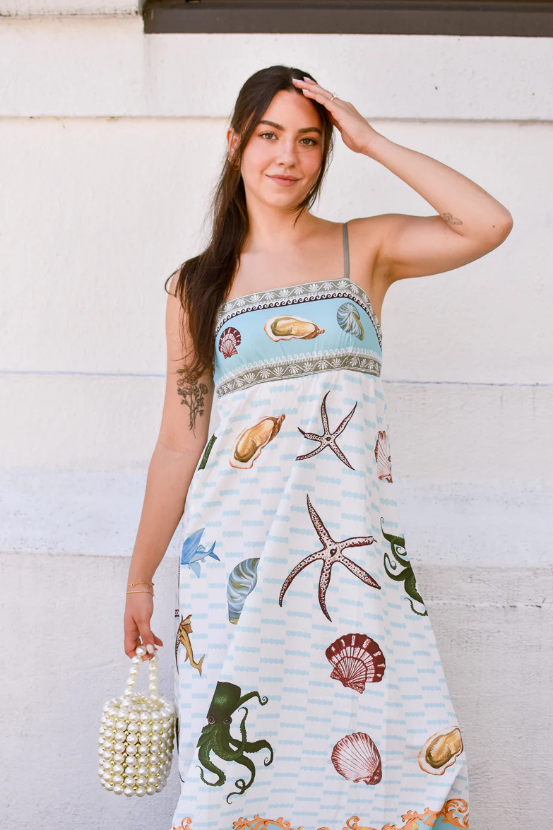 Shore Thing Shell Maxi Dress - Image 3