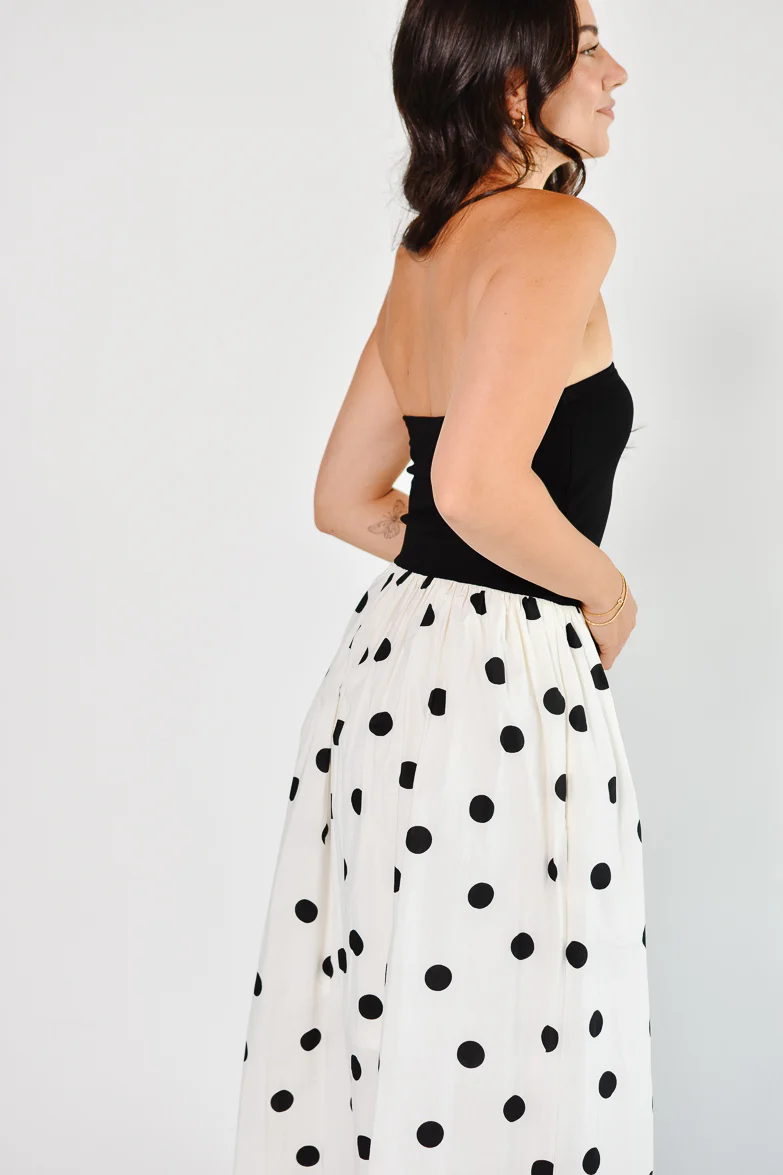 Sofia Polka Dot Maxi Dress - Image 2