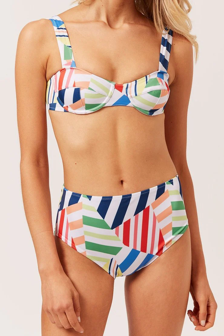 The Lilo Top - Broken Stripes Multi  - FINAL SALE - Image 2