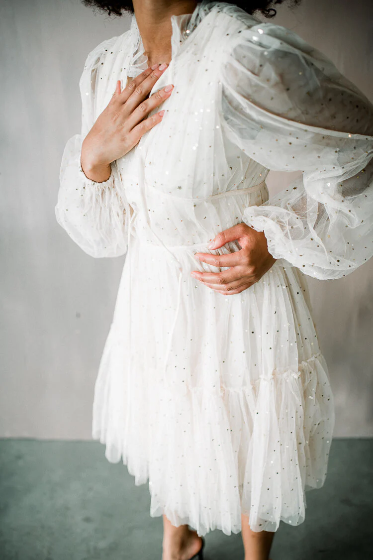 Twilight Tulle Star Mini Dress  - FINAL SALE - Image 3
