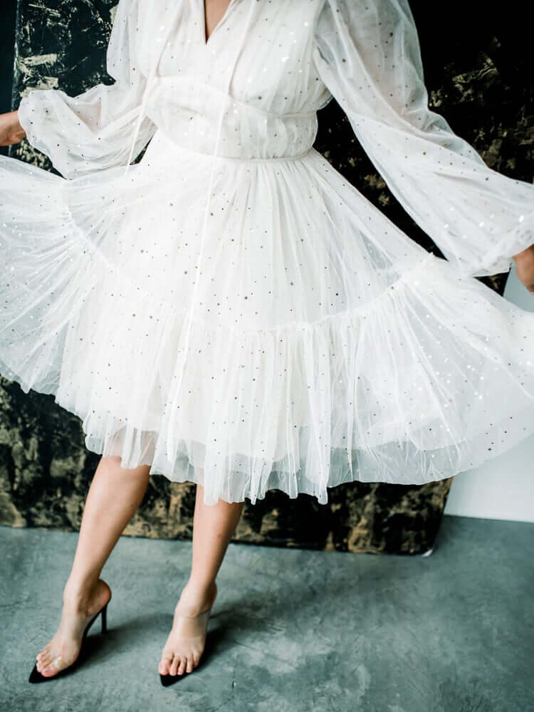 Twilight Tulle Star Mini Dress  - FINAL SALE - Image 4
