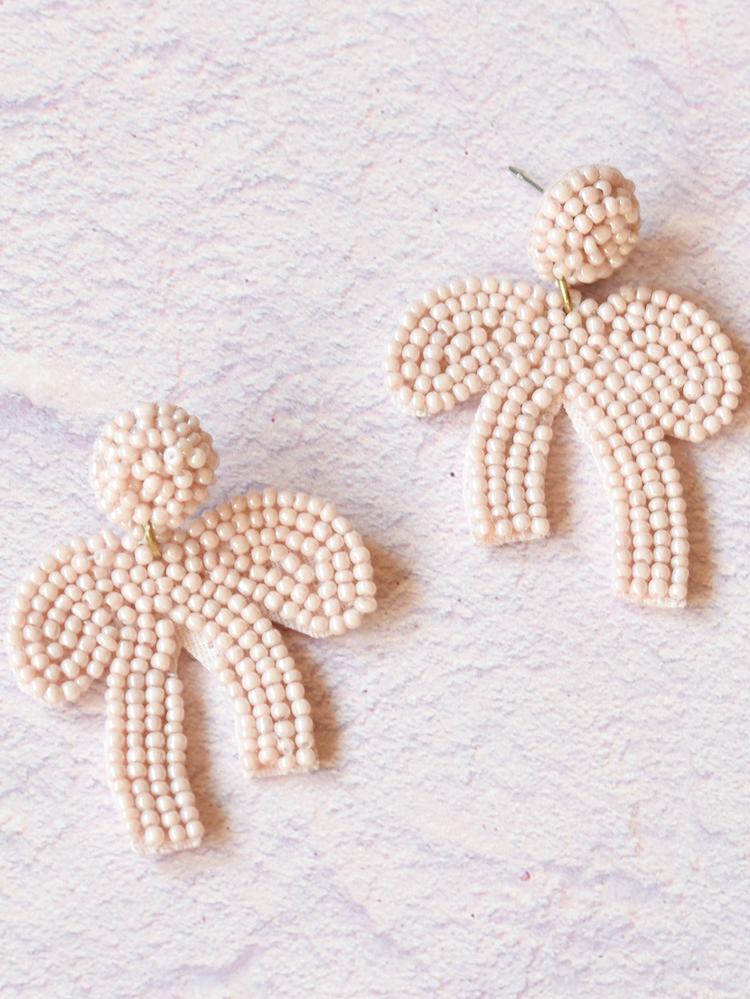 Valentina Beaded Bow Earrings - Image 6