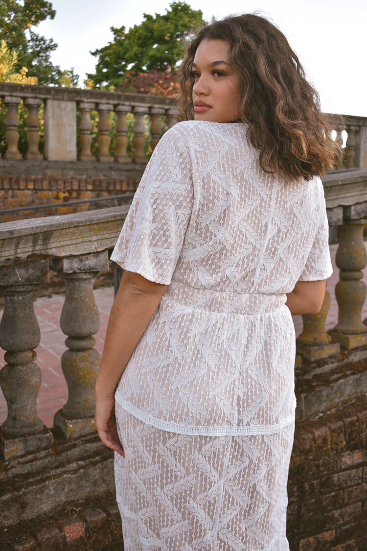 Vittoria Lace Midi Dress - Image 3