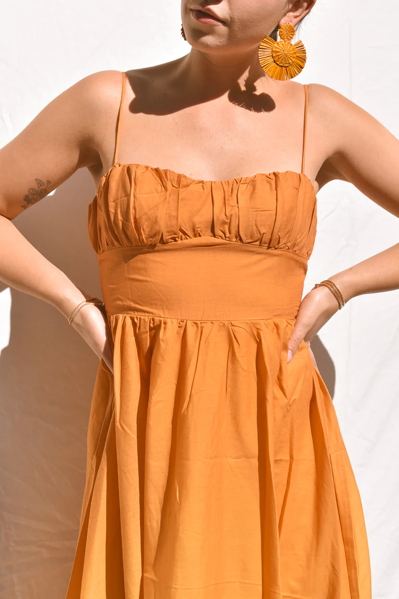 Wailea Sunset Ombre Maxi Dress - Orange - Image 8