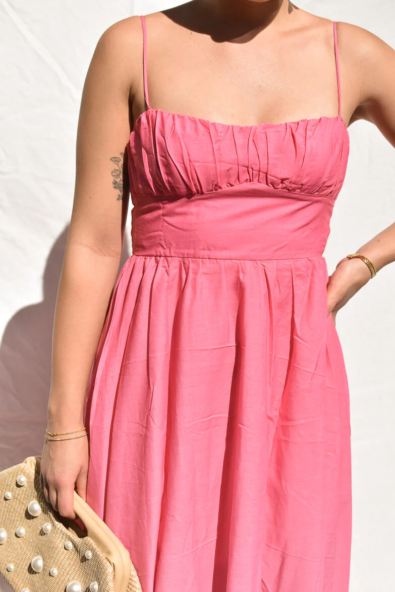 Wailea Sunset Ombre Maxi Dress - Pink - Image 6