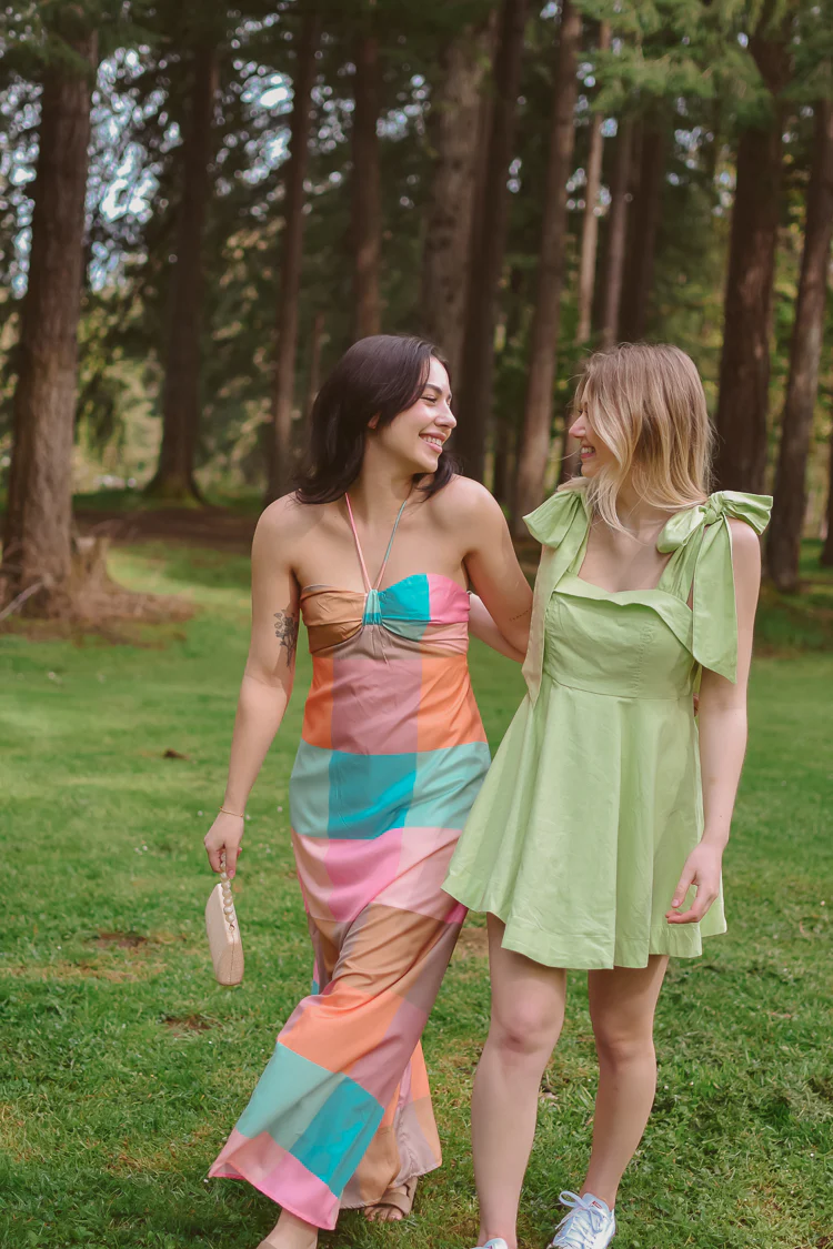 Walking Down the Aisle Lime Mini Dress - FINAL SALE